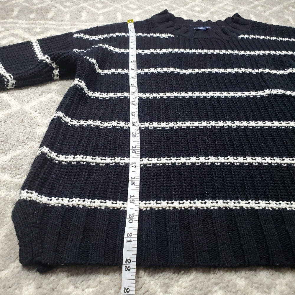 American Eagle oversized striped pocket sweater S - Picture 6 of 6